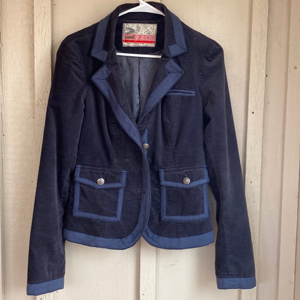 Free people velour jacket